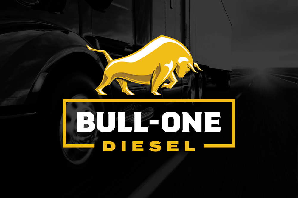 Graphic Design Logo Design Branding Bull One Diesel Logo