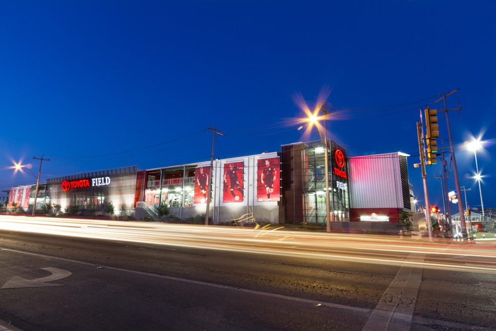 Photography Architectural Exterior Toyota Field