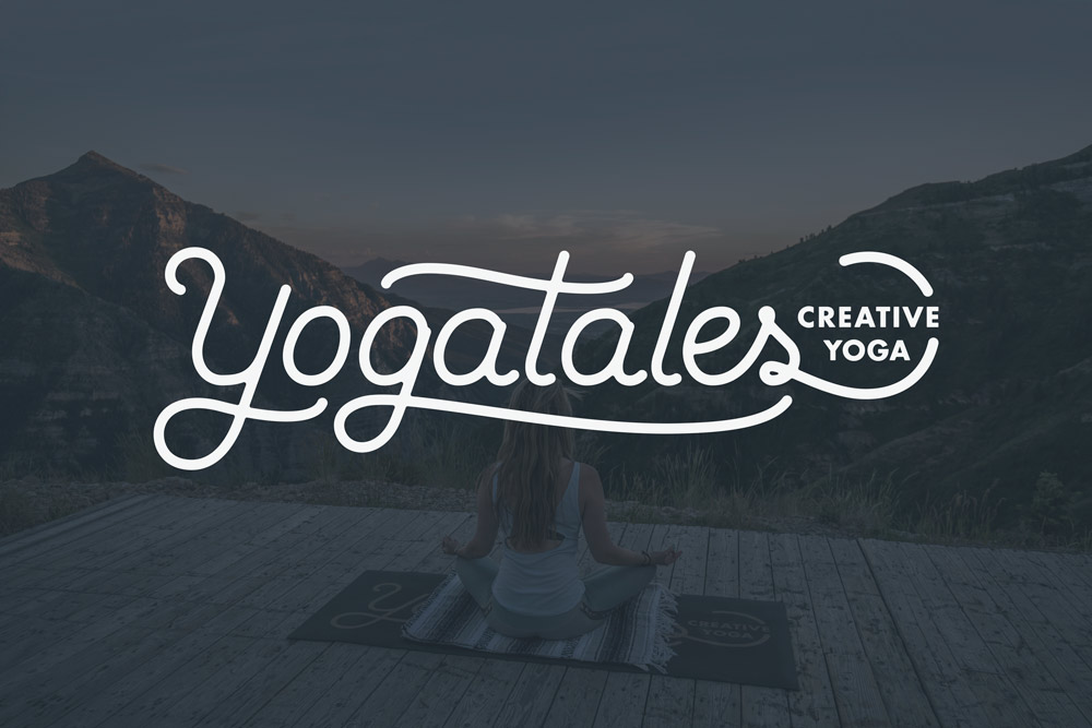 Graphic Design Logo Design Branding Yogatales Logo