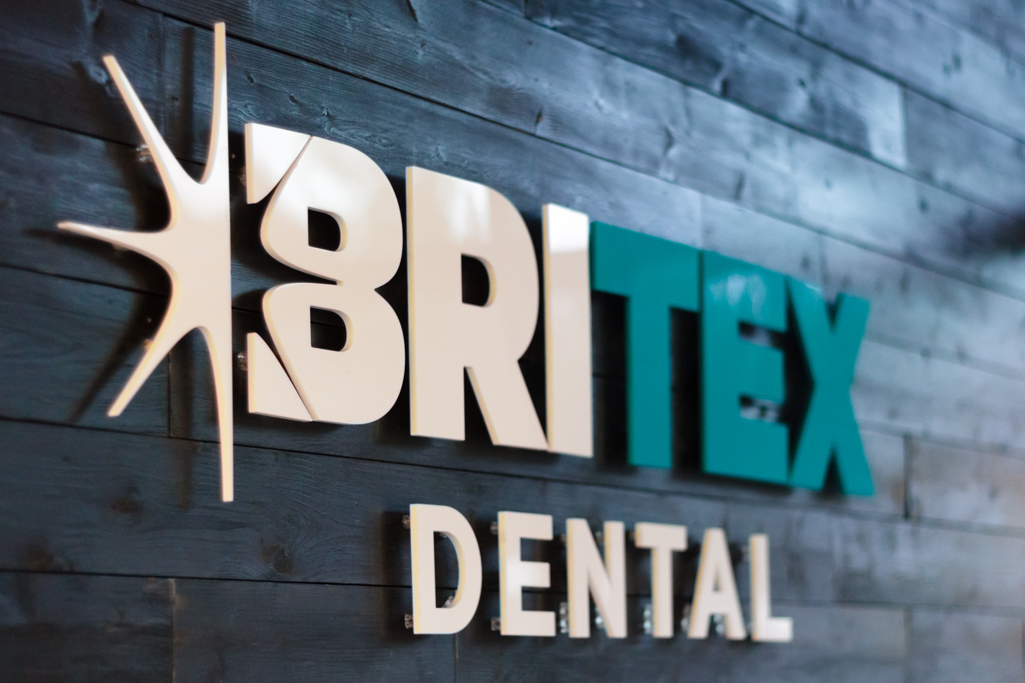Britex Logo Design Wall